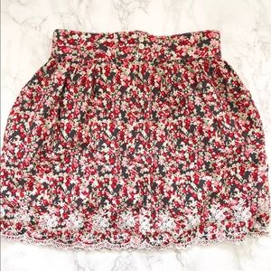 Forever 21 floral skirt size S